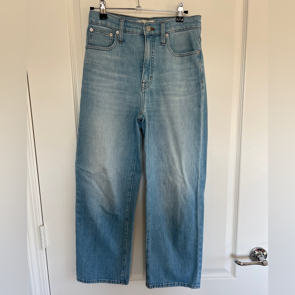 Madewell Slim Wide Leg Crop Jeans